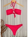 BIQUÍNI TOP ARGOLA CALCINHA TRADICIONAL ROSA NEON COLEÇÃO NEON M35 - 4