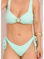 BIQUÍNI TOP ORGANIC CALCINHA DE AMARRAR VERDE ÁGUA COLEÇÃO ÁCQUA - 3