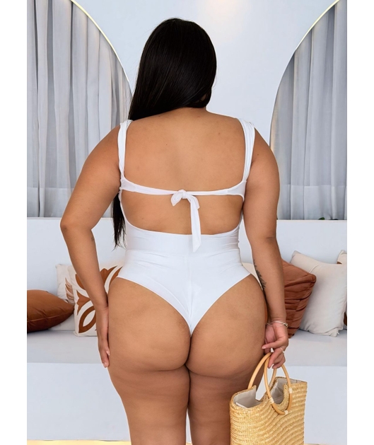 MAIÔ RECORTES BRANCO COLEÇÃO MARINE