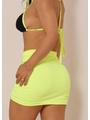 COMBO DE CARNAVAL BIQUÍNI TOP BRANCO E MINI SAIA VERDE NEON COLEÇÃO ESQUENTA FOLIA - 5