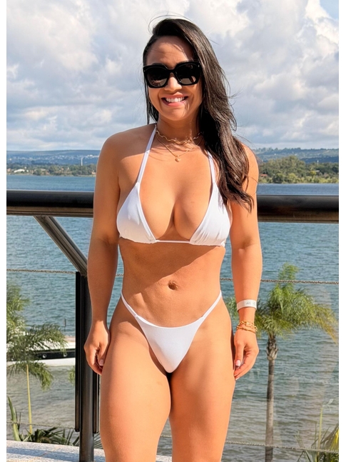 BIQUÍNI CORTININHA MARQUINHA DA FEBELA BRANCO BGR721