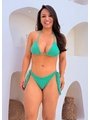 BIQUÍNI CORTININHA CALCINHA DE AMARRAR VERDE COLEÇÃO SARDENHA - 1