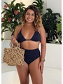 BIQUÍNI CORTININHA CALCINHA TALA PRETO COLEÇÃO CALIENTE 0104 - 1