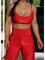 CONJUNTO FITNESS TOP COM CALÇA VERMELHO COLEÇÃO FEBELA MOVE - 3