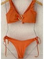 BIQUÍNI TOP ORGANIC CALCINHA DE AMARRAR LARANJADO COLEÇÃO ÁCQUA SA3670 - 4