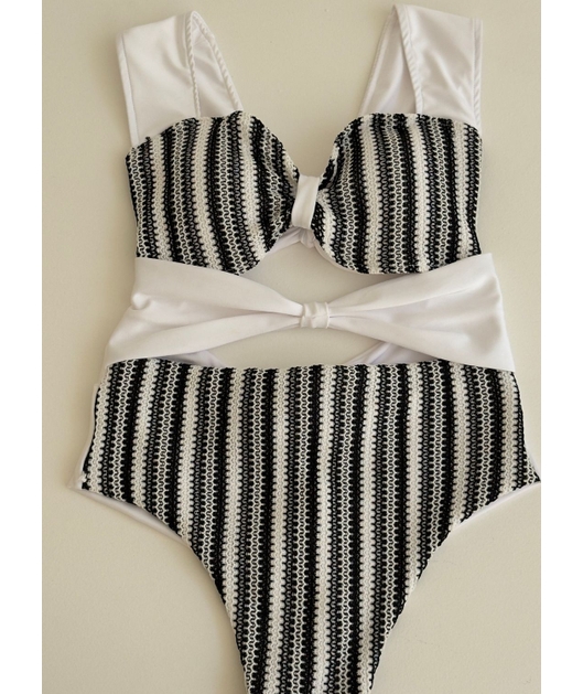 MAIÔ RECORTES BRANCO COLEÇÃO MARINE