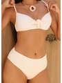 BIQUÍNI MEIA TAÇA CALCINHA ALTA OFF WHITE COLEÇÃO FRUIT F2 - 3