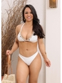 BIQUÍNI TOP GRIPIR CALCINHA ASA DELTA BRANCO COLEÇÃO TERRACOR - 1