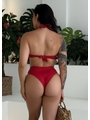 BIQUÍNI TOP ARGOLA CALCINHA TRADICIONAL VERMELHO COLEÇÃO CALIENTE - 2