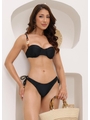 BIQUÍNI MEIA TAÇA ELOS CALCINHA DE AMARRAR PRETO COLEÇÃO MAREIA - 1