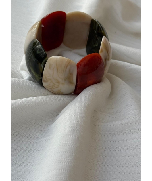 ACESSÓRIO DE PRAIA PULSEIRA COLORIDA VERMELHA