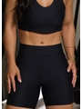 CONJUNTO FITNESS TOP BASIC COM SHORT PRETO COLEÇÃO FEBELA MOVE - 3