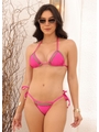 BIQUÍNI CORTININHA CALCINHA DE AMARRAR ROSA COLECAO MARÉ ALTA BOSS04 - 1