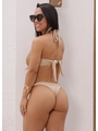 BIQUÍNI TOP ORGANIC CALCINHA ASA DELTA NUDE COLEÇÃO PARATI - 2