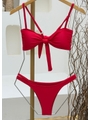 BIQUÍNI TOP NÓ CALCINHA STRAPPY VERMELHO COLEÇÃO COR DO PECADO - 4