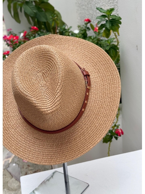 CHAPÉU DE PRAIA BEGE HORIZONTE