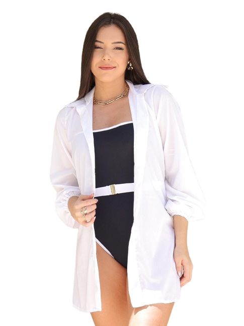 SAÍDA DE PRAIA CAMISA NA SEDINHA BRANCA mo12