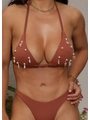 BIQUÍNI CORTININHA CONCHA CALCINHA ASA DELTA MARROM COLEÇÃO ESSÊNCIA BORDADAS - 3