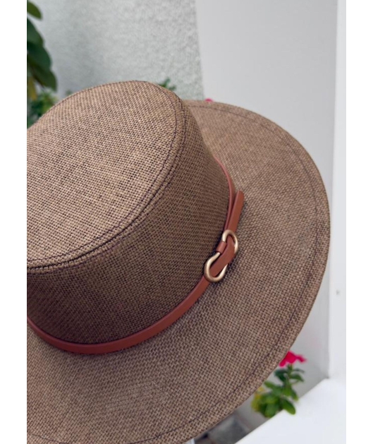 CHAPÉU DE PRAIA MARROM SERENO