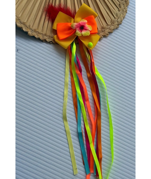 ACESSÓRIO PRENDEDOR PARA CABELO LAÇO COLORIDO