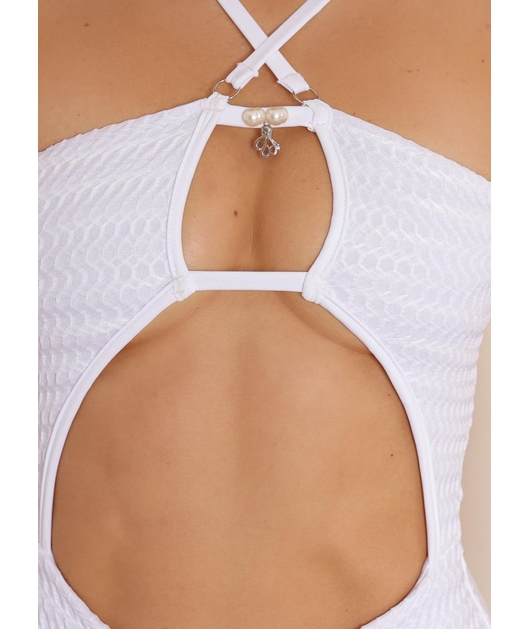 MAIÔ RECORTES BRANCO COLEÇÃO VIBRANTE