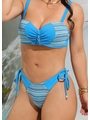 BIQUÍNI TOP CALCINHA DE AMARRAR AZUL COLEÇÃO ÁGUA DE COCO M405 - 3