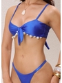 BIQUÍNI TOP PÉROLAS CALCINHA FIO DUPLO AZUL COLEÇÃO FUNDO DO MAR - 3
