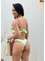 BIQUÍNI MEIA TAÇA CALCINHA DE AMARRAR VERDE COLEÇÃO VERANO COMB2564 - 2