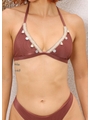 BIQUÍNI TOP GRIPIR CALCINHA ASA DELTA MARROM COLEÇÃO TERRACOR - 3