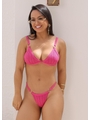BIQUÍNI TOP CALCINHA FITA ROSA COLEÇÃO PARATI  - 1