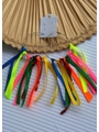 ACESSÓRIO BRINCO ARGOLA FITAS COLORIDAS - 1