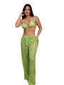 SAÍDA DE PRAIA CALÇA RENDA VERDE COLEÇÃO RAINBOW COMB M12 - 1