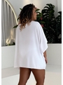 SAÍDA DE PRAIA KIMONO COM SHORT SAIA SEDINHA BRANCO COLEÇÃO CALIENTE - 2