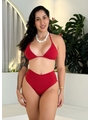 BIQUÍNI CORTININHA CALCINHA TALA VERMELHO COLEÇÃO CALIENTE - 1