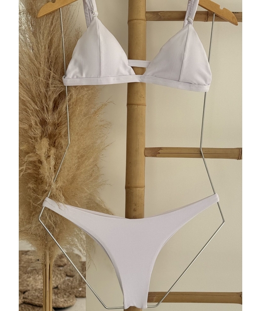 BIQUÍNI TRILOBAL REGULADOR CALCINHA EMPINA BUMBUM BRANCO COLEÇÃO BRASIL RAIZ