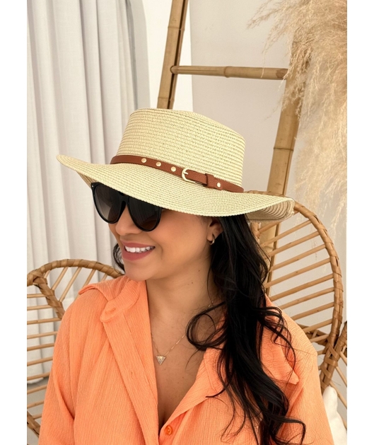 CHAPÉU DE PRAIA OFF WHITE HORIZONTE