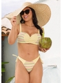 BIQUÍNI TOP CALCINHA DE AMARRAR AMARELO COLEÇÃO ÁGUA DE COCO - 1