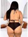 BIQUÍNI CORTININHA ORGANIC CALCINHA TALA PRETO - GG - 2