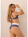 BIQUÍNI TOP BICOLOR CALCINHA TALA AZUL COLEÇÃO NÁUTICA - 2