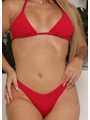 BIQUÍNI BÁSICO CORTININHA CALCINHA ASA DELTA VERMELHO COLEÇÃO ALTO VERÃO - 2