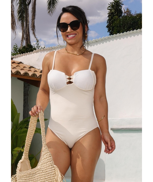 MAIÔ TOP FIXO OFF WHITE COLEÇÃO ILHA DO SOL