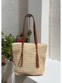 BOLSA DE PALHA GRANDE OFF WHITE RUSTIC CHIC	 - 1