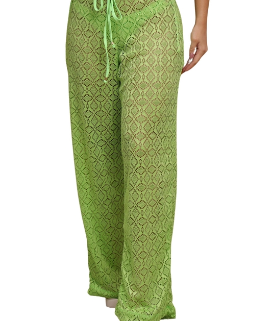 SAÍDA DE PRAIA CALÇA RENDA VERDE COLEÇÃO RAINBOW COMB M12