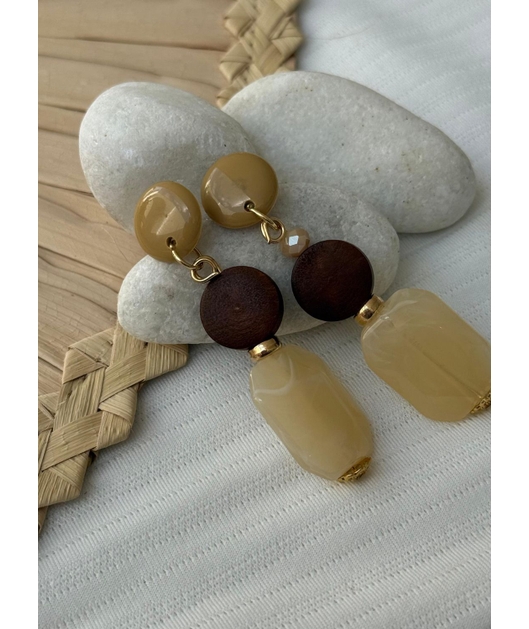 ACESSÓRIO DE PRAIA BRINCO NUDE