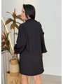 SAÍDA DE PRAIA CAMISA NO CHIFFON PRETA - 2