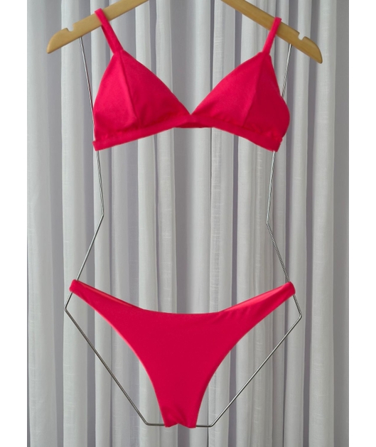 BIQUÍNI REGULADOR CALCINHA EMPINA BUMBUM ROSA NEON COLEÇÃO NEON COMB666