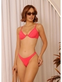 BIQUÍNI ARO INTEIRO CALCINHA ASA DELTA CORAL COLEÇÃO PUNTA CANA - 1