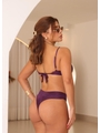BIQUÍNI MEIA TAÇA CORRENTE CALCINHA ASA DELTA ROXO COLEÇÃO SOLARE - 2