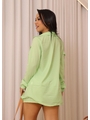 SAÍDA DE PRAIA CONJUNTO CAMISA E SHORT VERDE COLEÇÃO PUNTA CANA - 2