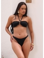 BIQUÍNI TOP ORGANIC CALCINHA ASA DELTA PRETO COLEÇÃO PARATI - 1